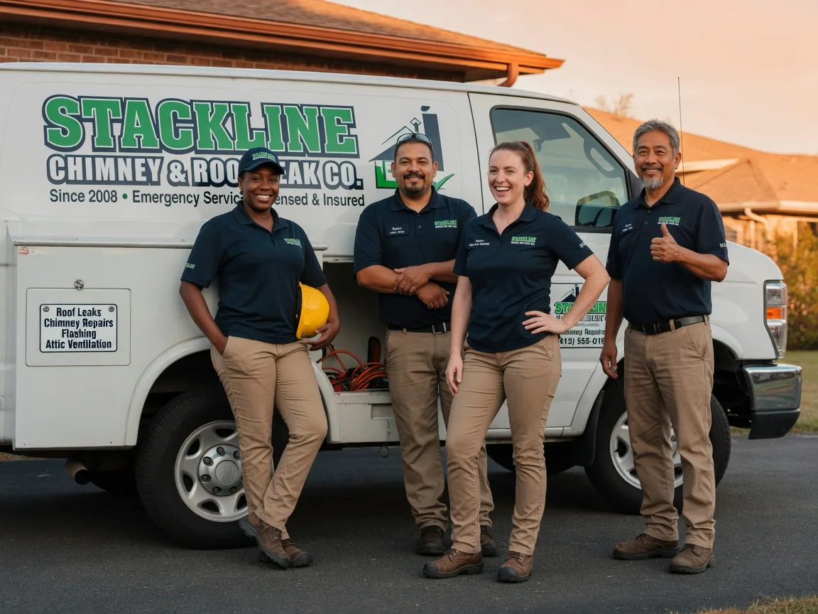 Chimney flashing repair company in Follett, TX